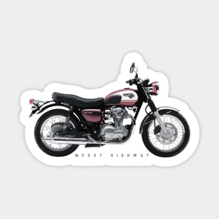 Kawasaki W800 15 red, sn Sticker